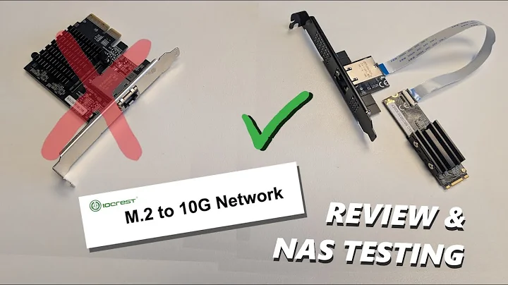 M.2 to 10GbE Adapters ARE A THING! - Review and NAS Testing