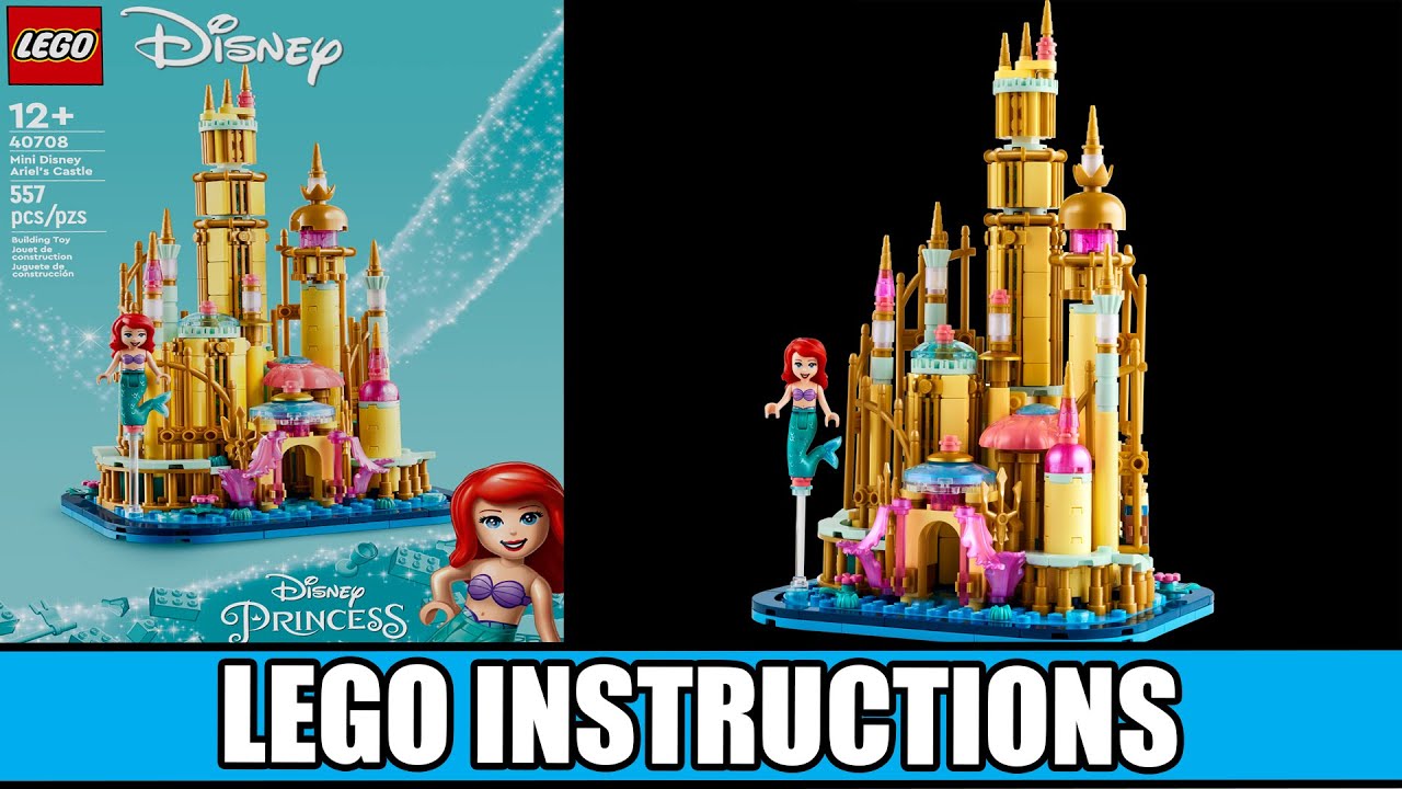 Disney - Mini Disney Ariel's Castle LEGO instructions