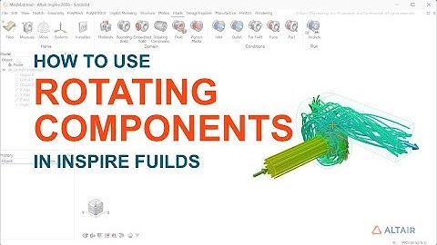 How to use Rotating Components in Inspire Fluids