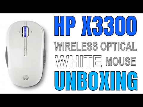 HP X3300 Wireless Optical Mouse (White) Unboxing and short Overview