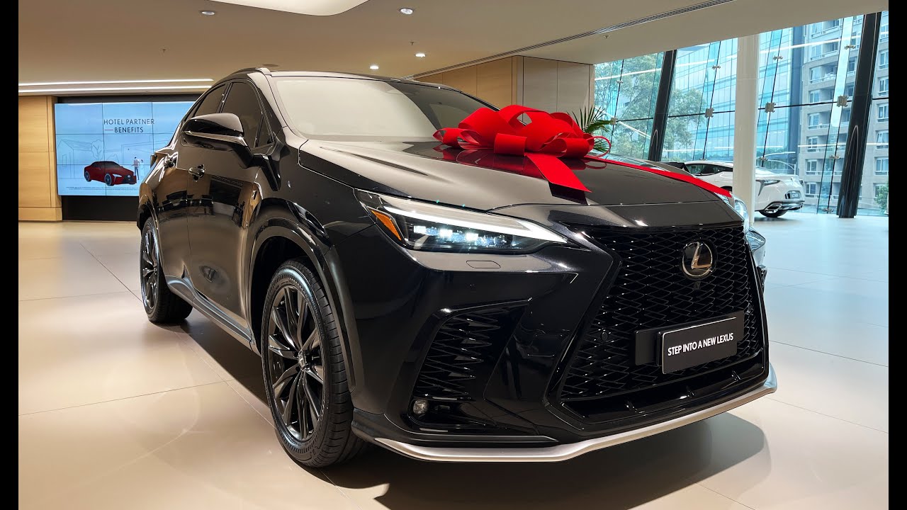 2022 Lexus NX 350 F Sport in Graphite Black - YouTube