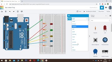 TINKERCAD İLE ARDUİNO - 2 (Yürüyen Işık)