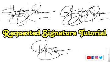 Signature tips ✍ | Requested Signature Tutorial @AnupCalligraphy  #signature #signaturestyle