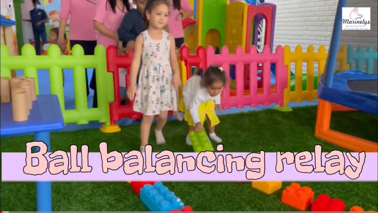 Ball balancing relay - YouTube