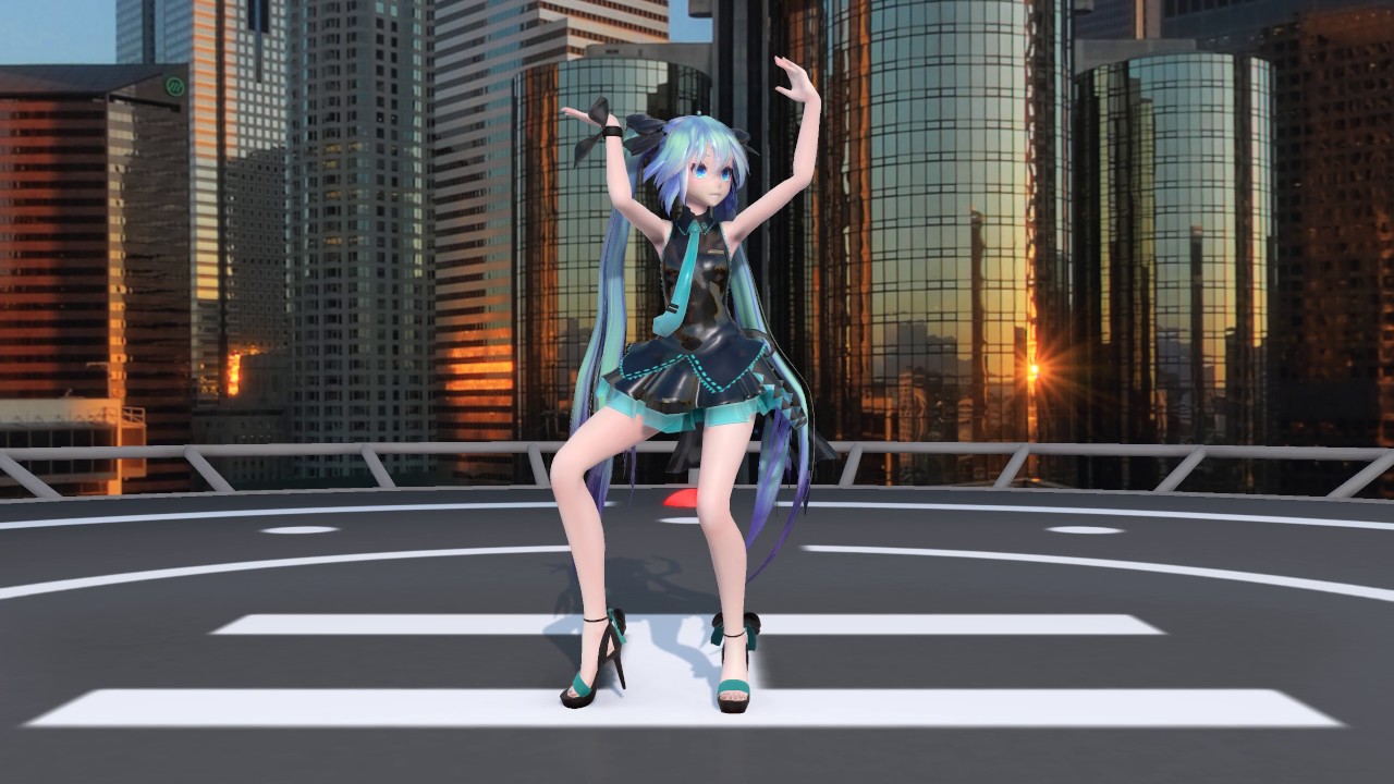 MMD 極樂淨土 固定鏡頭