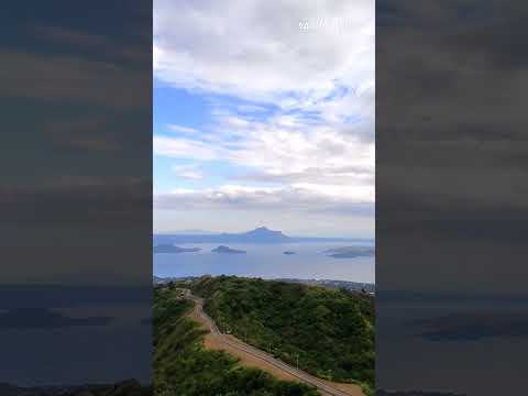 Amazing View Huge Caldera Taal Volcano Philippines #shortvideo #shorts