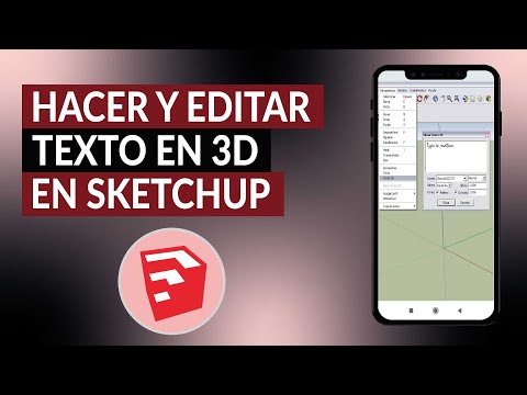 Cómo hacer y editar texto en 3D en SKETCHUP fácil y rápido
