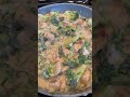 Creamy chicken and broccoli lowcarb  keto