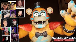 Реакция Летсплейщиков на Спасение Грегори Фредди в Five Nights at Freddy’s Security Breach