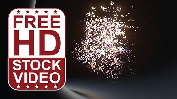 Free Stock Videos – abstract animated particles bursting and glowing on walls 3D animation