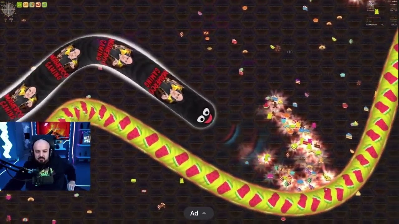 ماهركو يتصدر التوب 10 في لعبة الدوده في تحدي ال 800 دولار   Wormate