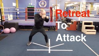 Boxing Footwork Drill - Retreat to Attack