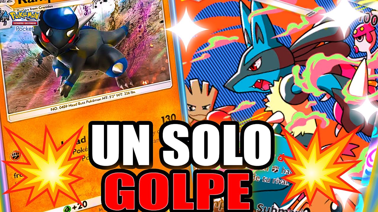 💥¡El MAZO de LUCARIO QUE DESTROZA de UN SOLO GOLPE!💥 Pokemon TCG Pocket ...