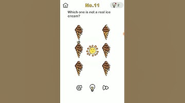 brainout Level-11 which one is not a real ice cream? #brainout #short #shortvideo