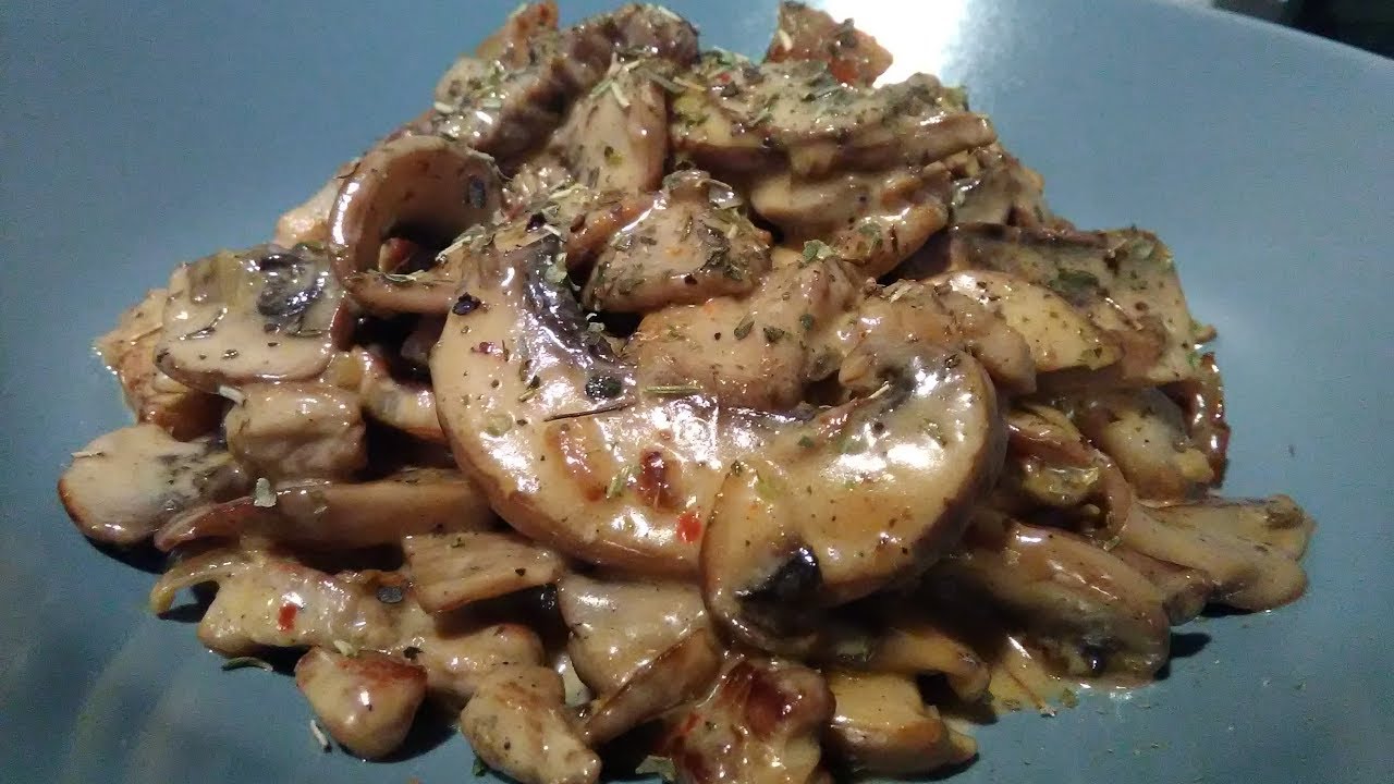 Pork Belly With Mushrooms And Coconut Milk - Super Simple Recipe! - KetoKookin