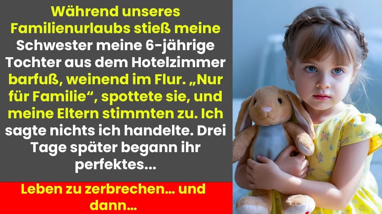 Sie stieß meine Tochter aus dem Zimmer drei Tage später zerbrach ihr perfektes Leben…