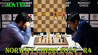 WHAT A MATE!! Hikaru Nakamura vs Praggnanandhaa || Norway Chess 2024 - R4