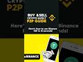 how to trade p2p on binance