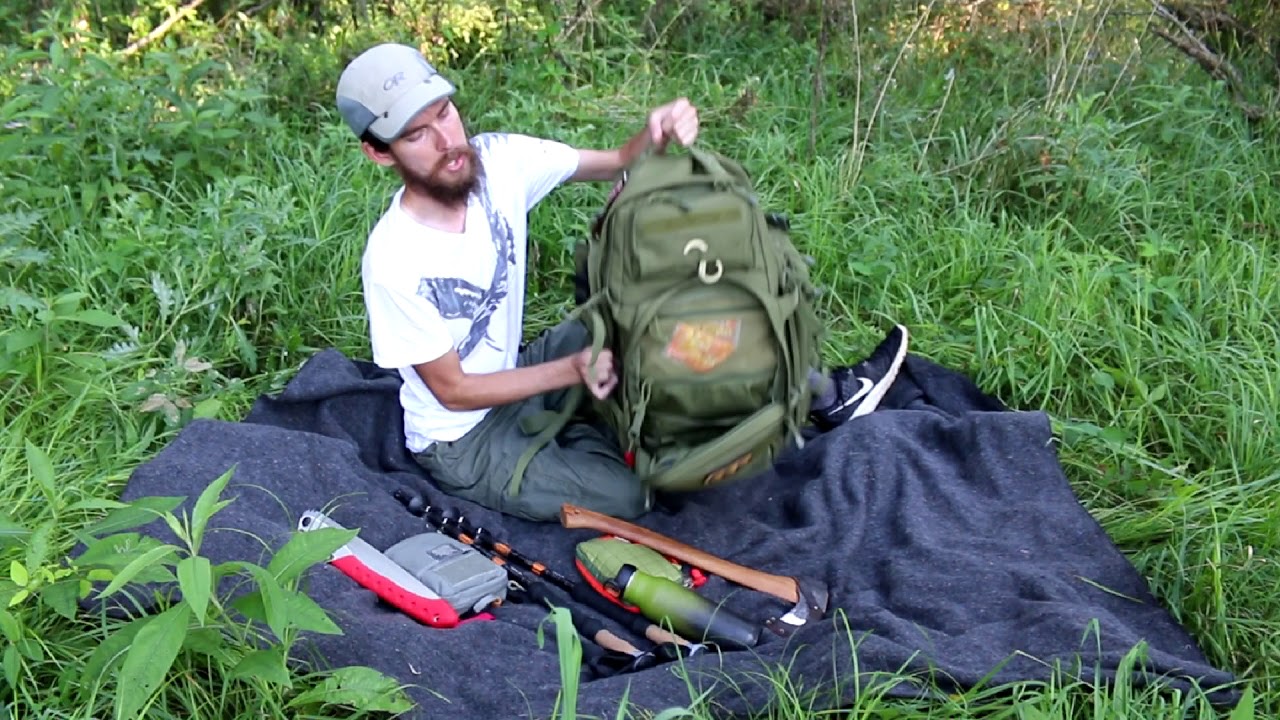 Bushcraft and Camping Loadout Atlas 72 hour pack YouTube