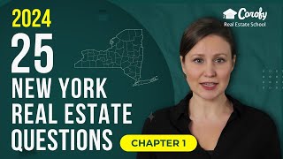 New York Real Estate Exam 2024: Chapter 1 (25 Practice Questions & Answers!)