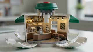 AI - Starbucks Cup Transforms into Cafe screenshot 2