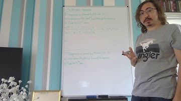 Finding the first five terms of two arithmetic sequences given the nth term