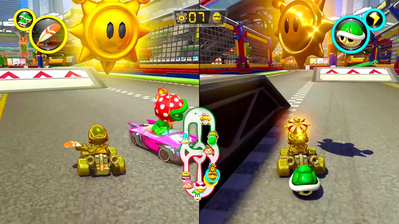 Mario Kart 8 Deluxe – Battle 2 Players Gameplay Multiplayer - YouTube