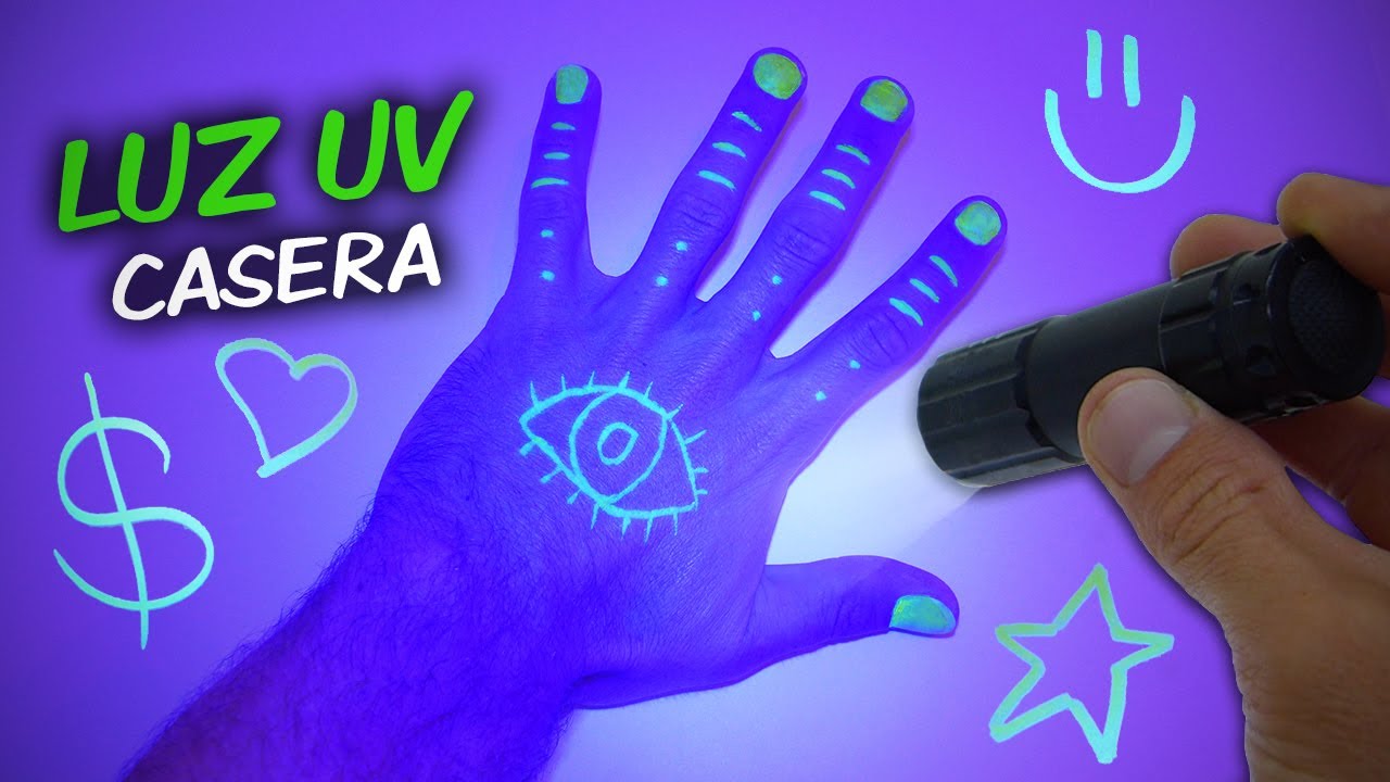 COMO HACER LUZ ULTRAVIOLETA CASERA 