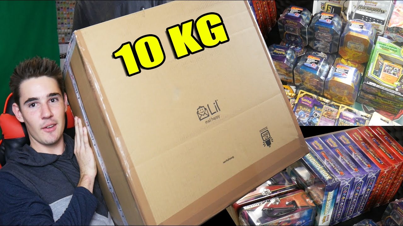 BIGGEST POKEMON CARD PACKAGE 10KG WORTH OF STUFF 850 YouTube