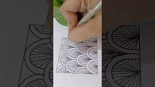Zentangle Pattern Tutorial. Part -8 #zentangle #tutorial