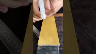 Sharpening a ruler knife!#fyp #shorts #knife #knives #knifesharpening #kitchen