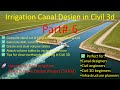 🌾 Irrigation Canal Design Civil 3D Part 6 | Earthwork &amp; Material Volumes