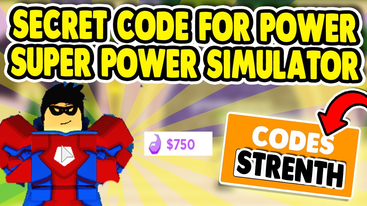 ALL WORKING ROBLOX SUPER POWER SIMULATOR CODE YouTube