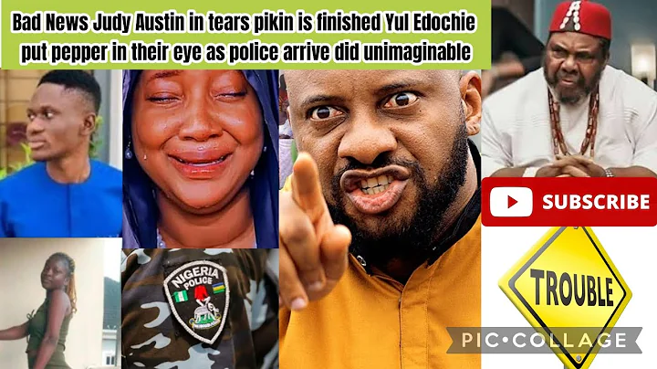 Bad News Judy Austin in tears pikin is finished Yul Edochie put pepper in their eye as police arrive