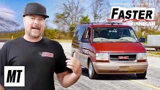 Twin Turbo in a GMC Van! | Faster with Finnegan | MotorTrend