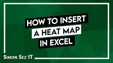 How to Insert a Heat Map in Excel