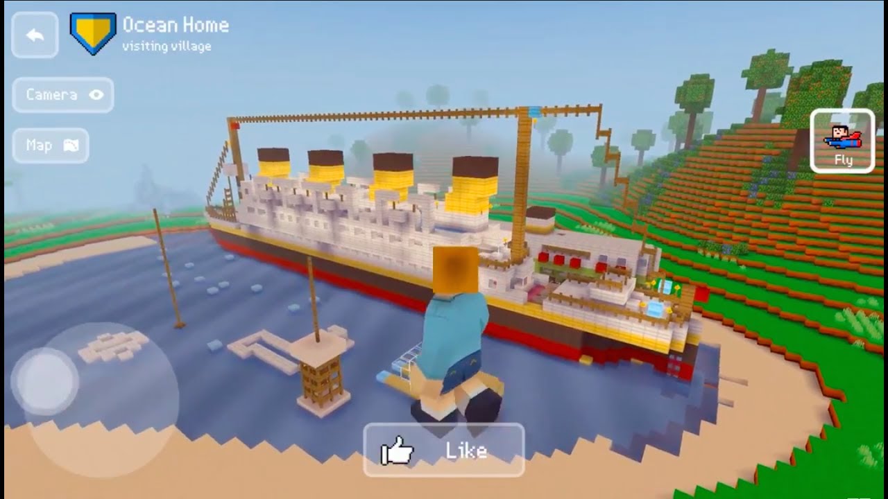 Block Craft 3D " Visiting with Fly Ability " YouTube