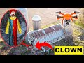 [MUST WATCH] YOU WON'T BELIEVE WHAT MY DRONE CAUGHT IN THE HAUNTED BARN! | CLOWN CAUGHT ON DRONE!