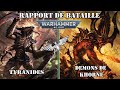 Warhammer 40k v10  demons de khorne vs tyranides  rapport de bataille   white dwarf 493 bunker