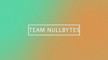 NullByte - TCS EngiNx 2019