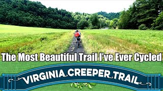 Virginia Creeper Trail - The Most Beautiful Trail I've Ever Cycled (Whitetop to Damascus, 17 Miles)