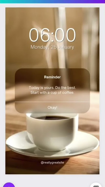 TOP 3 reminder template in Canva #shorts