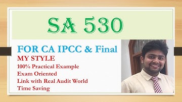 SA 530 Audit Sampling| Standard on Auditing 530