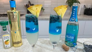 Blue Mimosa Delight