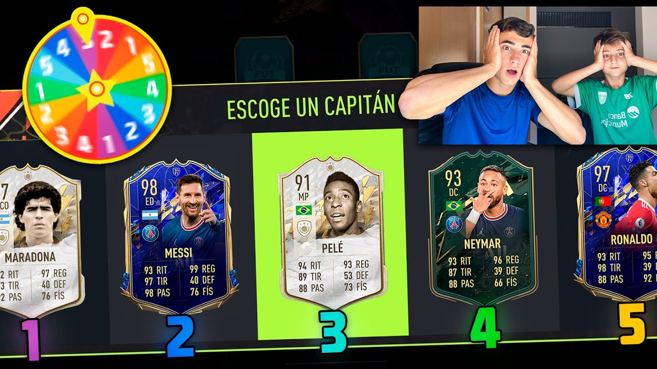 FUT DRAFT con RULETA vs MI HERMANO | FIFA 22