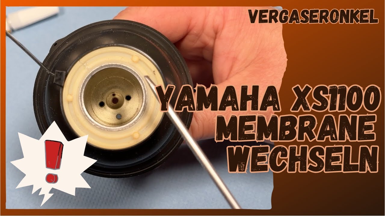 Membrane Yamaha XS1100 wechseln, Schritt für Schritt vom Vergaseronkel