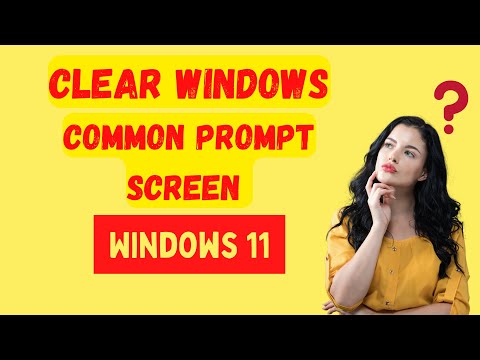 How to Clear the Windows Command Prompt Screen