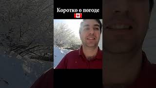 Коротко о погоде в Канаде #shorts