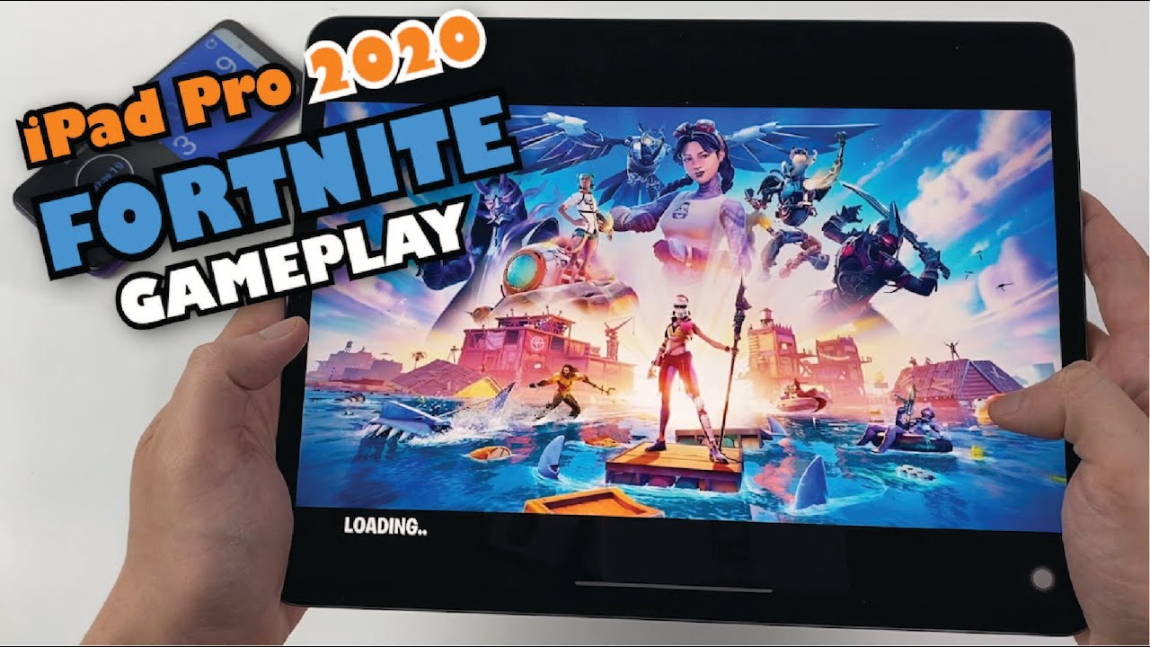 iPad Pro 2020 12.9 inch Fortnite Gameplay - YouTube