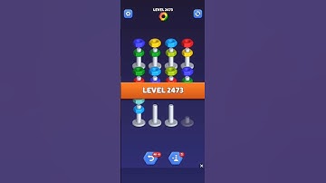 Nut Sort Level 2473 - Color Puzzle Game by Kiwi Fun #games #puzzle #NutSort #NutSortSolution